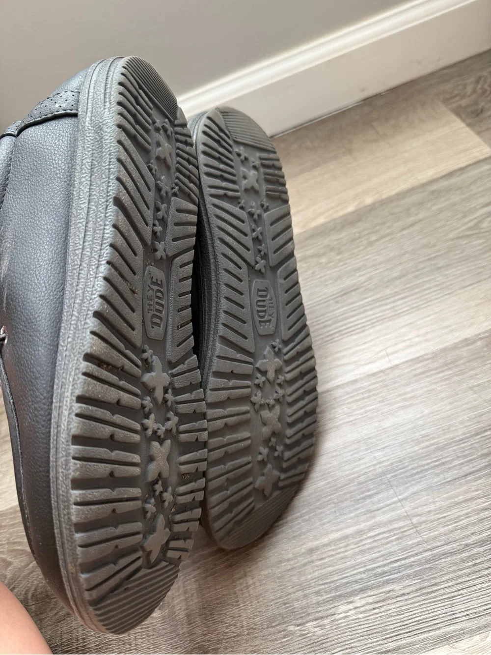 Hey Dude Black Men's Casual Slip-On Loafers